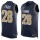 Nike Rams #28 Marshall Faulk Navy Blue Team Color Men's Stitched NFL Limited Tank Top Jersey