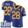 Nike Rams #28 Marshall Faulk Royal Blue Alternate Super Bowl LIII Bound Men's Stitched NFL Vapor Untouchable Limited Jersey