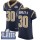 Nike Rams #30 Todd Gurley II Navy Blue Team Color Super Bowl LIII Bound Men's Stitched NFL Vapor Untouchable Elite Jersey