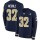Nike Rams #32 Eric Weddle Navy Blue Team Color Men's Stitched NFL Limited Therma Long Sleeve Jersey
