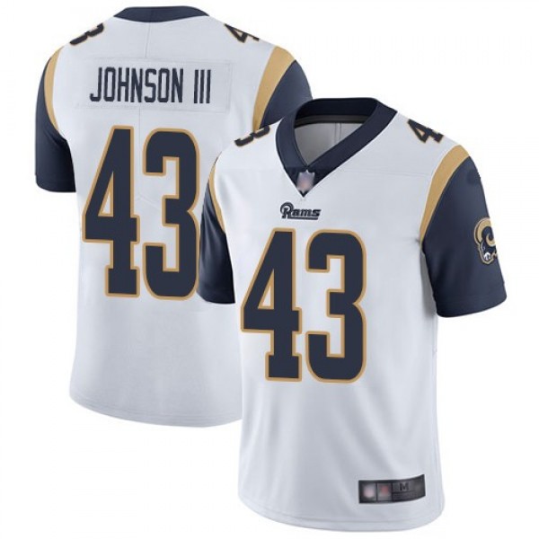 Nike Rams #43 John Johnson III White Men's Stitched NFL Vapor Untouchable Limited Jersey