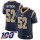 Nike Rams #52 Clay Matthews Navy Blue Team Color Men's Stitched NFL 100th Season Vapor Limited Jersey
