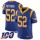 Nike Rams #52 Clay Matthews Royal Blue Alternate Men's Stitched NFL 100th Season Vapor Limited Jersey