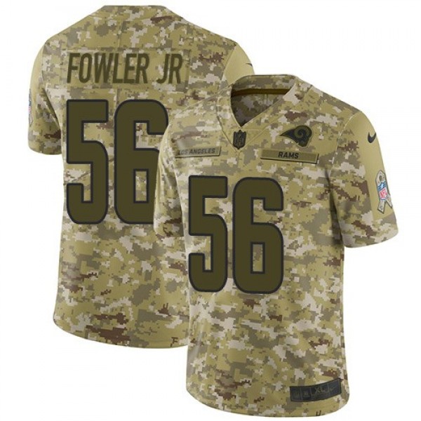 Nike Rams #56 Dante Fowler Jr Camo Men's Stitched NFL Limited 2018 Salute To Service Jersey