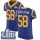 Nike Rams #58 Cory Littleton Royal Blue Alternate Super Bowl LIII Bound Men's Stitched NFL Vapor Untouchable Elite Jersey