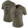 Women's Rams #6 Johnny Hekker Olive Stitched NFL Limited 2017 Salute to Service Jersey