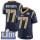 Nike Rams #77 Andrew Whitworth Navy Blue Team Color Super Bowl LIII Bound Men's Stitched NFL Vapor Untouchable Limited Jersey