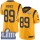 Nike Rams #89 Tyler Higbee Gold Super Bowl LIII Bound Men's Stitched NFL Limited Rush Jersey