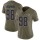 Women's Rams #98 Connor Barwin Olive Stitched NFL Limited 2017 Salute to Service Jersey