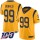 Nike Rams #99 Aaron Donald Gold Men's Stitched NFL Limited Rush 100th Season Jersey