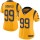 Women's Rams #99 Aaron Donald Gold Stitched NFL Limited Rush Jersey