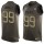 Nike Rams #99 Aaron Donald Green Men's Stitched NFL Limited Salute To Service Tank Top Jersey