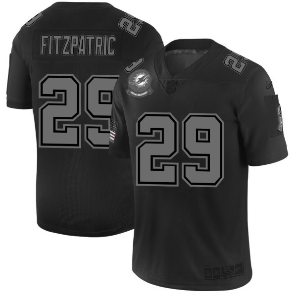 Miami Dolphins #29 Minkah Fitzpatrick Men's Nike Black 2019 Salute to Service Limited Stitched NFL Jersey