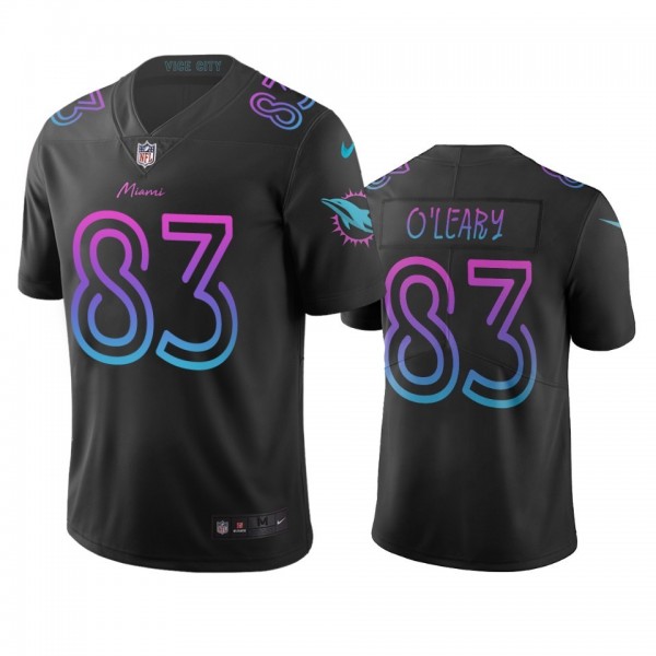 Miami Dolphins #83 Nick O'leary Black Vapor Limited City Edition NFL Jersey