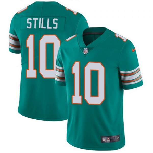 Nike Dolphins #10 Kenny Stills Aqua Green Alternate Men's Stitched NFL Vapor Untouchable Limited Jersey