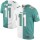 Nike Dolphins #11 DeVante Parker Aqua Green/White Men's Stitched NFL Elite Split Jersey