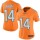 Women's Dolphins #14 Jarvis Landry Orange Stitched NFL Limited Rush Jersey
