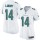 Women's Dolphins #14 Jarvis Landry White Stitched NFL Elite Jersey