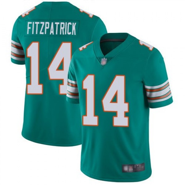 Nike Dolphins #14 Ryan Fitzpatrick Aqua Green Alternate Men's Stitched NFL Vapor Untouchable Limited Jersey
