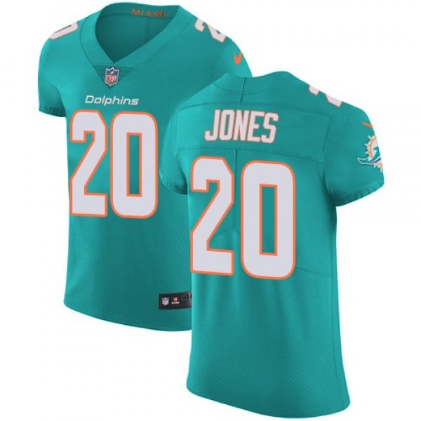 Nike Dolphins #20 Reshad Jones Aqua Green Team Color Men's Stitched NFL Vapor Untouchable Elite Jersey