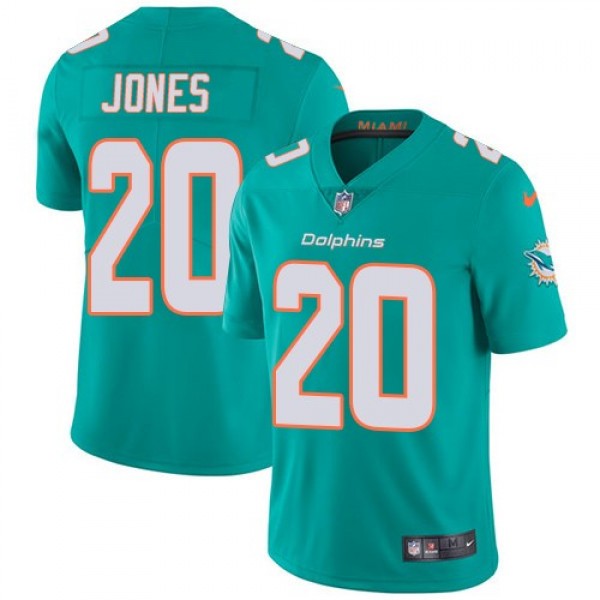 Nike Dolphins #20 Reshad Jones Aqua Green Team Color Men's Stitched NFL Vapor Untouchable Limited Jersey