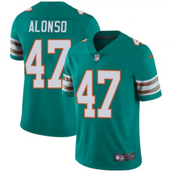 Nike Dolphins #47 Kiko Alonso Aqua Green Alternate Men's Stitched NFL Vapor Untouchable Limited Jersey