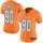 Women's Dolphins #90 Charles Harris Orange Stitched NFL Limited Rush Jersey