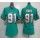 Women's Dolphins #91 Cameron Wake Aqua Green Team Color Stitched NFL Elite Jersey