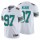 Nike Dolphins #97 Christian Wilkins White Alternate Men's Stitched NFL 100th Season Vapor Untouchable Limited Jersey