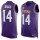 Nike Vikings #14 Stefon Diggs Purple Team Color Men's Stitched NFL Limited Tank Top Jersey