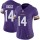 Women's Vikings #14 Stefon Diggs Purple Team Color Stitched NFL Vapor Untouchable Limited Jersey