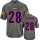 Nike Vikings #28 Adrian Peterson Grey Men's Stitched NFL Elite Vapor Jersey