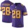 Nike Vikings #28 Adrian Peterson Purple Men's Stitched NFL Limited Rush Jersey