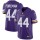 Nike Vikings #44 Chuck Foreman Purple Team Color Men's Stitched NFL Vapor Untouchable Limited Jersey
