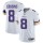 Nike Vikings #8 Kirk Cousins White Men's Stitched NFL Vapor Untouchable Limited Jersey