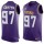 Nike Vikings #97 Everson Griffen Purple Team Color Men's Stitched NFL Limited Tank Top Jersey