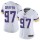Women's Vikings #97 Everson Griffen White Stitched NFL Vapor Untouchable Limited Jersey