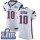 Nike Patriots #10 Josh Gordon White Super Bowl LIII Bound Men's Stitched NFL Vapor Untouchable Elite Jersey