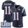 Nike Patriots #11 Drew Bledsoe Navy Blue Team Color Super Bowl LIII Bound Men's Stitched NFL Vapor Untouchable Limited Jersey