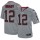 Nike Patriots #12 Tom Brady Lights Out Grey Men's Stitched NFL Elite Jersey