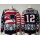 Nike Patriots #12 Tom Brady Red/Navy Blue Men's Ugly Sweater