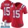 Women's Patriots #15 Chris Hogan Red Alternate Super Bowl LII Stitched NFL Vapor Untouchable Limited Jersey