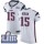 Nike Patriots #15 Chris Hogan White Super Bowl LIII Bound Men's Stitched NFL Vapor Untouchable Elite Jersey
