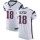 Nike Patriots #18 Matt Slater White Men's Stitched NFL Vapor Untouchable Elite Jersey