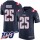 Nike Patriots #25 Terrence Brooks Navy Blue Men's Stitched NFL Limited Rush 100th Season Jersey