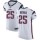 Nike Patriots #25 Terrence Brooks White Men's Stitched NFL Vapor Untouchable Elite Jersey