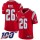 Nike Patriots #26 Sony Michel Red Men's Stitched NFL Limited Inverted Legend 100th Season Jersey