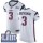 Nike Patriots #3 Stephen Gostkowski White Super Bowl LIII Bound Men's Stitched NFL Vapor Untouchable Elite Jersey
