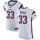 Nike Patriots #33 Kevin Faulk White Men's Stitched NFL Vapor Untouchable Elite Jersey