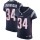 Nike Patriots #34 Rex Burkhead Navy Blue Team Color Men's Stitched NFL Vapor Untouchable Elite Jersey